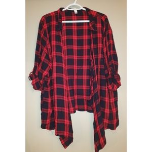 Red Plaid Shawl